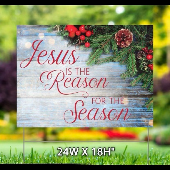 Yard Card Holiday Sign - Picture 1 of 1